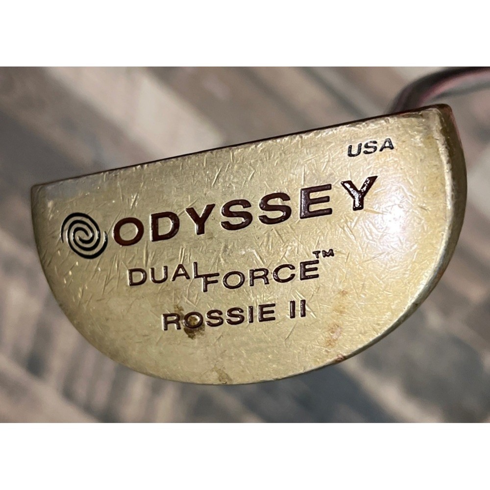 Odyssey Dual Face Rossie II Putter Bronze Steel Shaft New Grip RH 33"